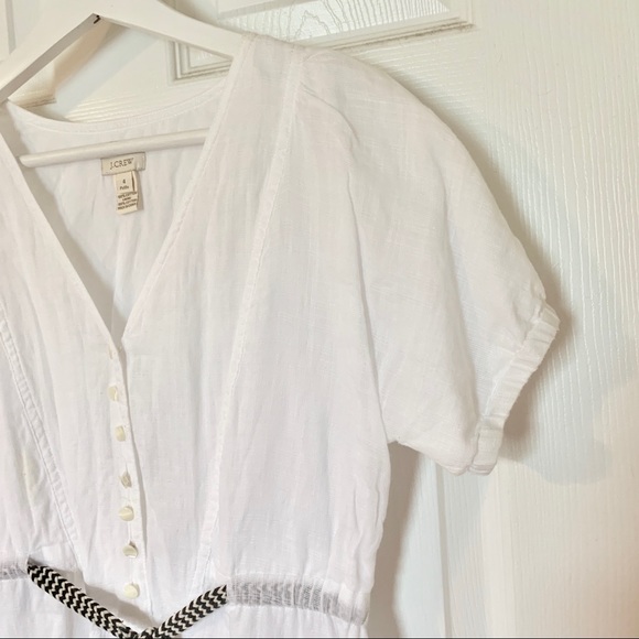 J. Crew White Cotton Tunic - Picture 1 of 4